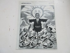 CYCLISME DECOUPE REVUE 341 DESSIN PELLOS 1969 L'EPOUVANTAIL Eddy MERCKX