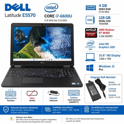 Dell latitude e5570 - dell, i7