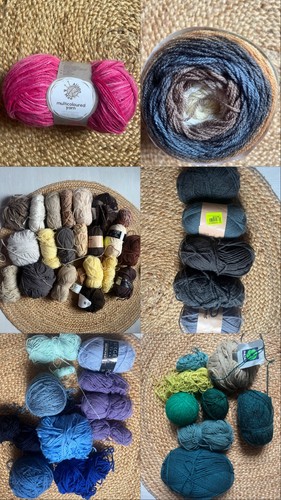 Gros lot pelotes laine - de,