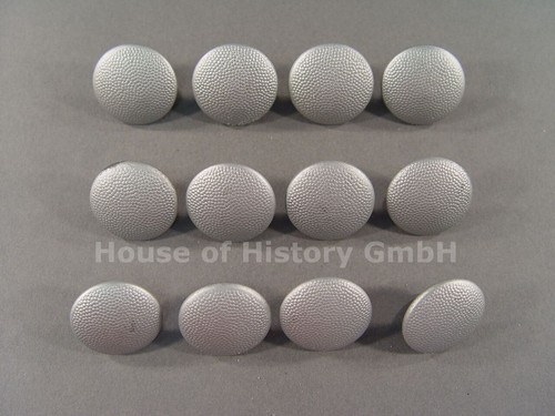 Armée boutons argent - 12,