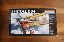 Maquette de biplan British SE5 de marque Monogram