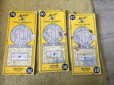 Lot 3 Anciennes Cartes Michelin N 76 80 83 Annee 60 
