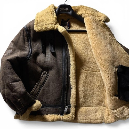 Schott real mouton bomber - schott,