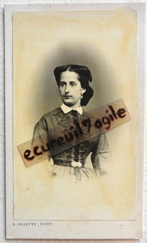 Cdv photo villette - villette, paris