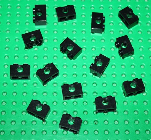 Lego technic black brick 1x2 - lego,