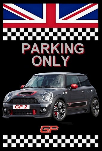 Plaque parking only - only, gp