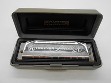( 02 ) HARMONICA HOHNER SPECIAL 20 560/20 A GERMANY DANS SON COFFRET