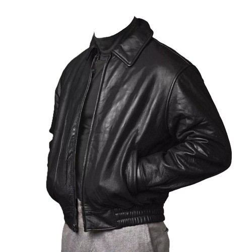 Blouson bombardier cuir - blouson, en