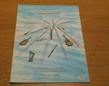 PARTITIONS SAXOPHONE michel MERIOT SIMPLEMENT alto mib PIANO combre C5448 saxo