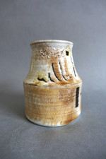 Pierre Koppe (1931-2016) vase en céramique émaillée à décor abstrait