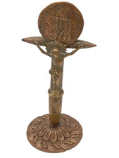 L7/09/25 (REF285356) TRAVAIL DE POILU CHRIST CRUCIFIX ARTISANAT GUERRE 14/18