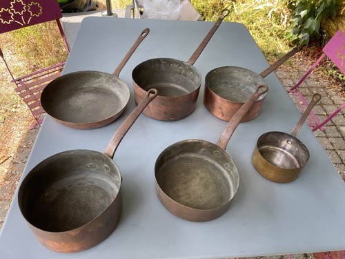 Lot casseroles anciennes - de,
