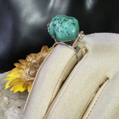 Bague pivotante artisanale - bague, en