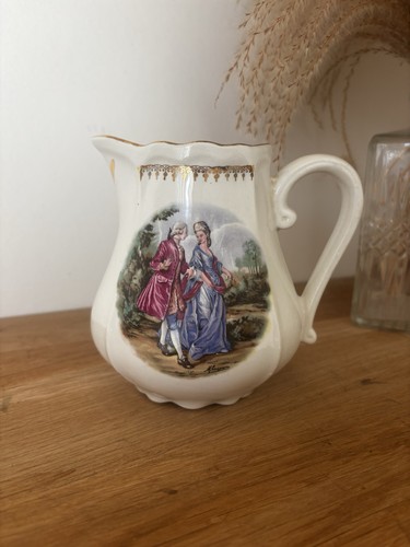 Pot lait ancien décor - À,
