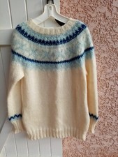 PULL MOHAIR JACQUARD NEUF