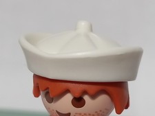 PLAYMOBIL CHAPEAU BLANC MARIN MARINE PIRATE BATEAU DE PÊCHE NAVIRE MARCHAND 28