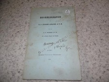 1931.Bio-bibliographie Ephrem Longpré.canada.Hugolin (envoi)