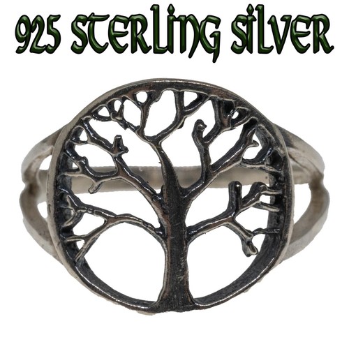 Arbre vie bague 925 argent - vie,