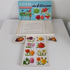 Jeu Educatif Loto des 4 Saisons Volumetrix ref 5014 complet TBE  D Lordey