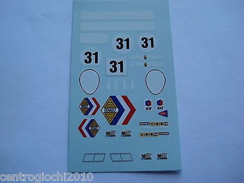 Decals kit alpine - decals,