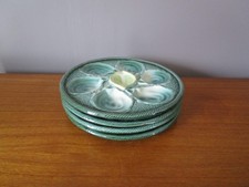 4 Assiettes à Huîtres /