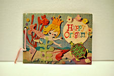 Vintage Japonais Origami Livre Happy Origami Papier Art Kit avec Instructions