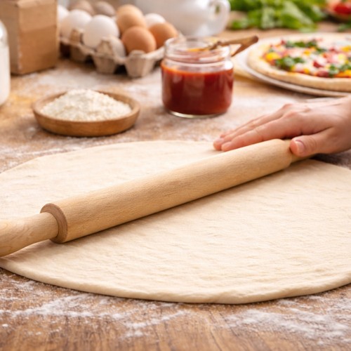 Rouleau pâtisserie bois - en,