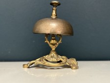 Sonnette de table ancienne en laiton – fonctionne parfaitement