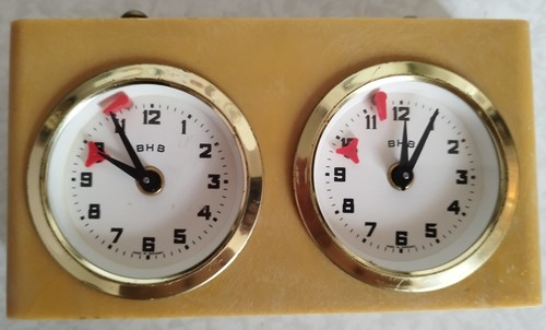 Horloge échecs mécanique - d'échecs,