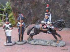 3 SOLDATS DEL PRADO EMPIRE NAPOLEON AUSTERLITZ / GRENADIER ARTILLERIE FANTASSIN