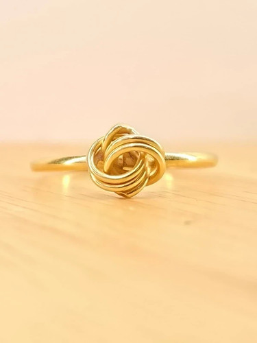 Bague jaune 750 1000 - bague, or