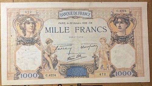 1000 francs cérès - francs,