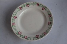 Assiette sur pied faïence Digoin Sarreguemines Printania Terre de fer (56822)