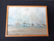 Marine Bords de Mer Huile sur