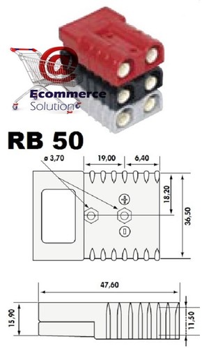 Prise connecteur 50 - 50, rb50