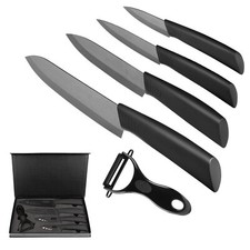 Couteaux en céramique Set 5 Couteaux de Cuisine céramique 6" Chef 5" Utilitai...