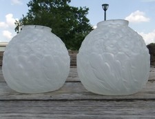 Vase boule art déco paire