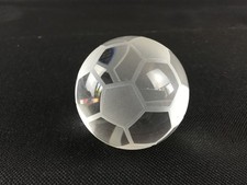 Ballon football en cristal