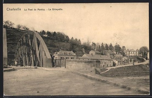 Cpa charleville pont de - charleville,,