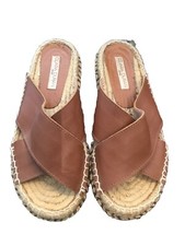 Très Belles Sandales Mules Cuir Corde Clara Duran 37 Tbe