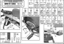 KAPPA MONOKEY SUPPORT DE COFFRE LATÉRAL BMW R 1100GS (94-99), R 1150GS (00-03),