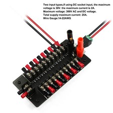 1 Module d'Alimentation d'énergie 3 Entrées 2X10 Sorties AC DC