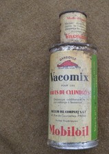 Bidon Mobil Mobiloil Hauts de Cylindre Collection Garage Gargoyle Oil Vacomix