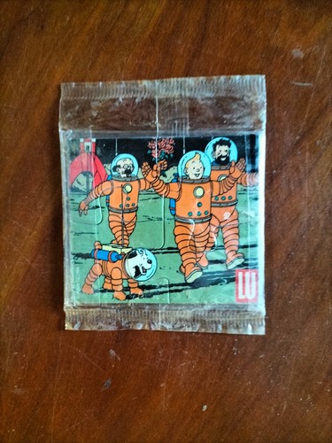 Puzzle publicitaire tintin - lu,