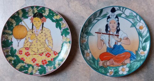 Vintage jolies assiettes - 2,