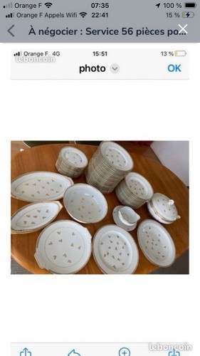 Service table porcelaine - de,