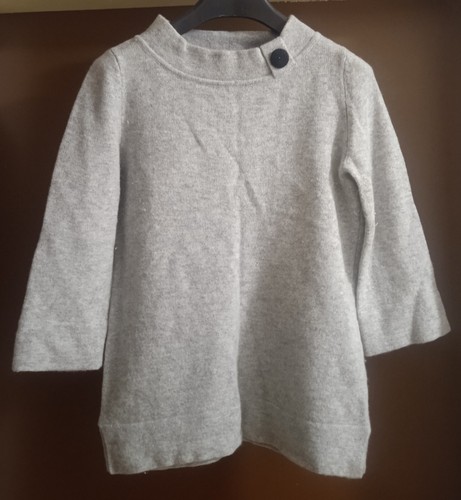 Superbe pull gris clair marque