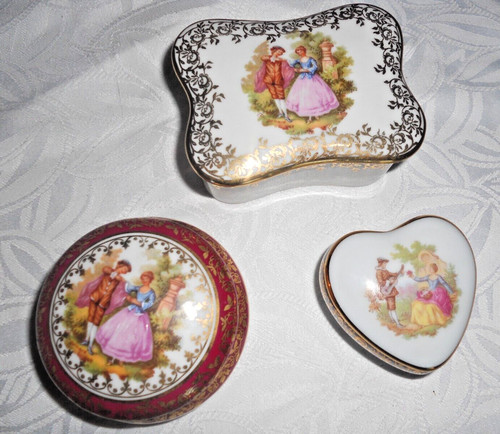 Boite porcelaine limoges - porcelaine, 3