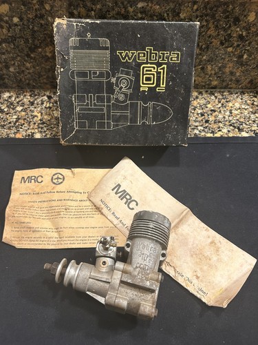 Webra airplane engine box - webra,