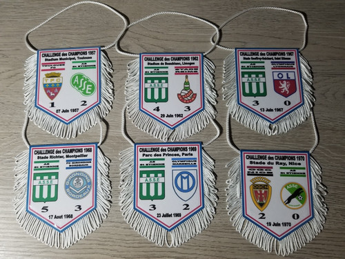 Lots fanions trophée des - 6,